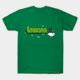 Go Vegan Graffiti Chick T-Shirt